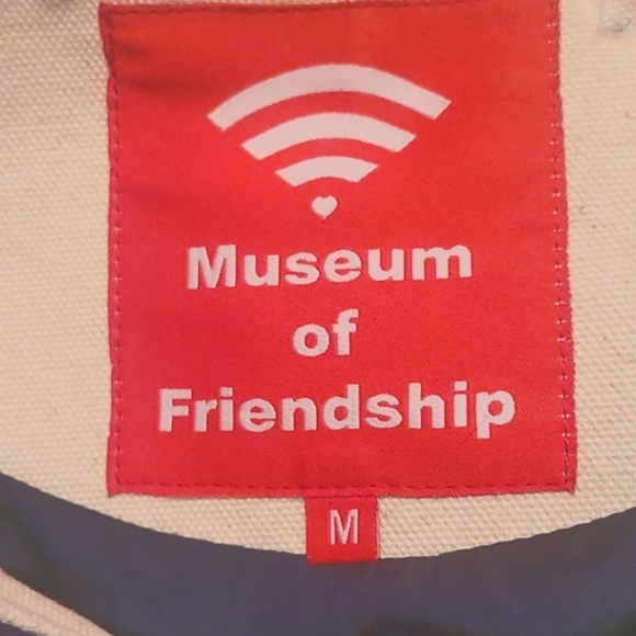 Museum of Friendship Red Black Cream Jacket - Picture 6 of 7